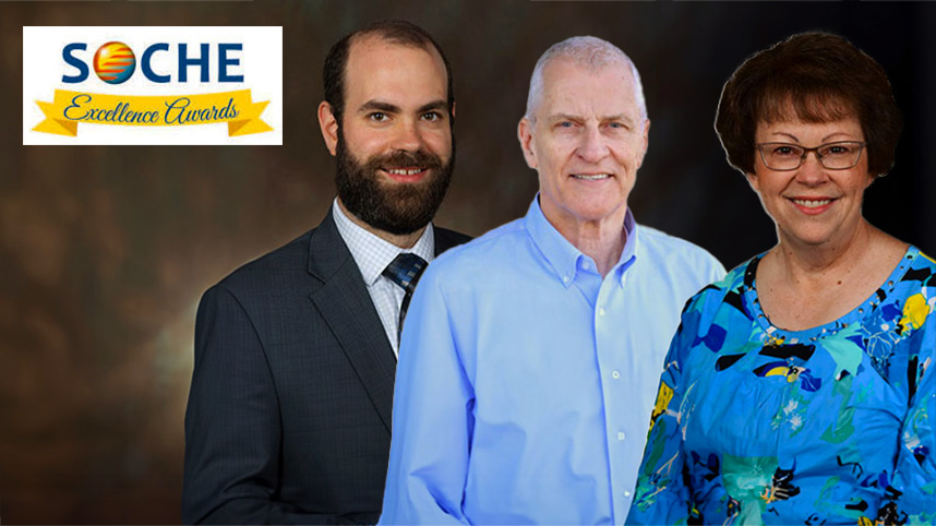 Luke Fredette, Jeff Reep and Cheryl Shupe.