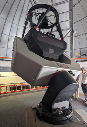 High-powered telescope at the United States Air Force Academy.