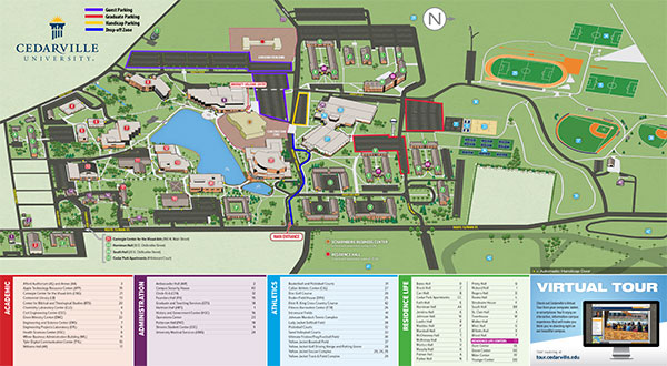 Commencement Parking Map
