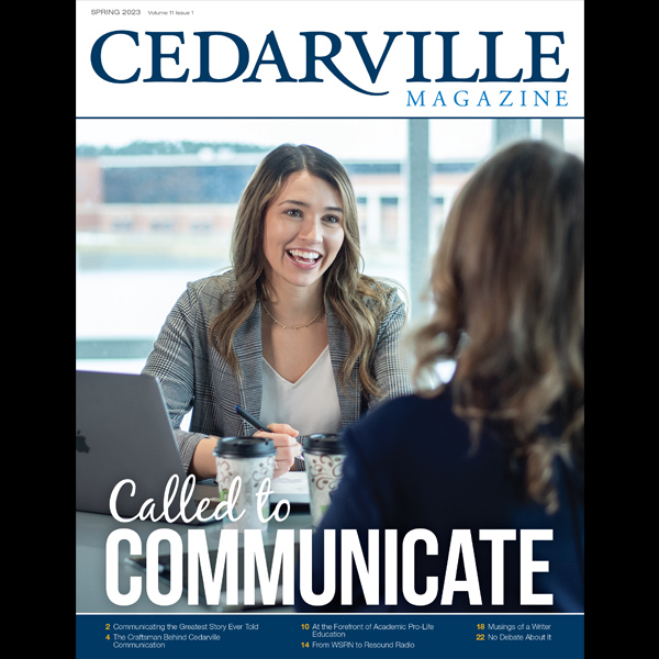 Cedarville Magazine issue titled Called to Communicate.