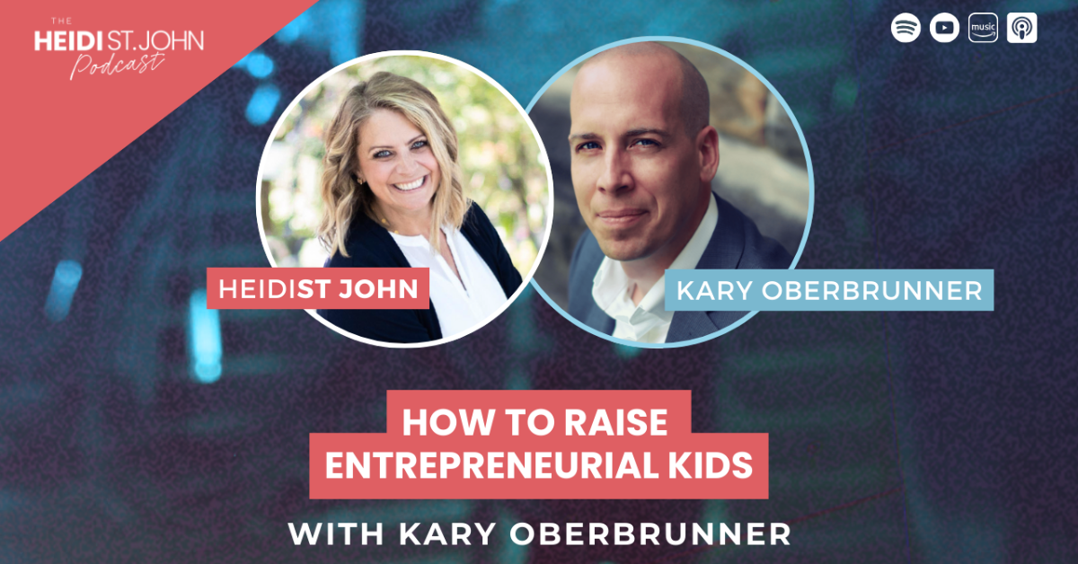 Kary Oberbrunner and Heidi St John podcast promotion