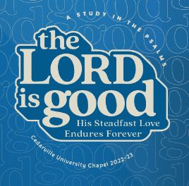 The Lord Is Good chapel theme logo