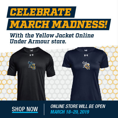 Under Armour shirts in the online Yellow Jacket store