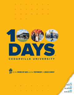 1000 Days Viewbook cover