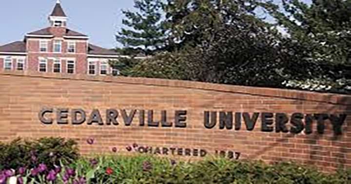 Cedarville University Sign