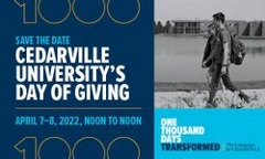 Cedarville University Giving Day April 7-8, 2022