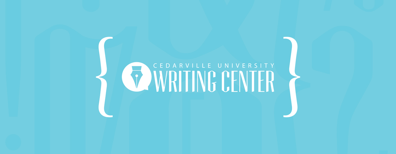 The writing center logo