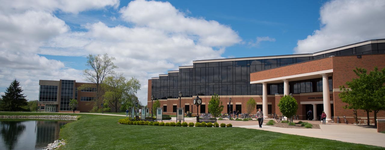 The Stevens Student Center and the Health Sciences Center