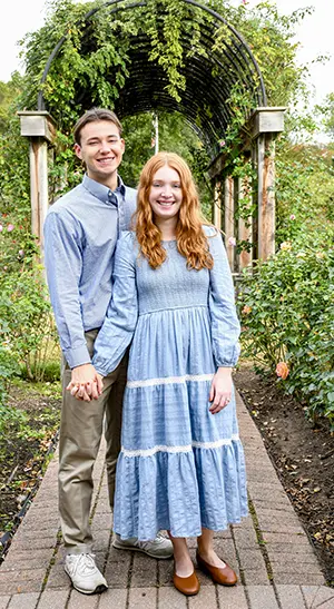 Rachel White and fiance