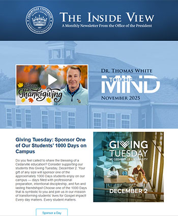  Thumbnail of the latest inside view newsletter