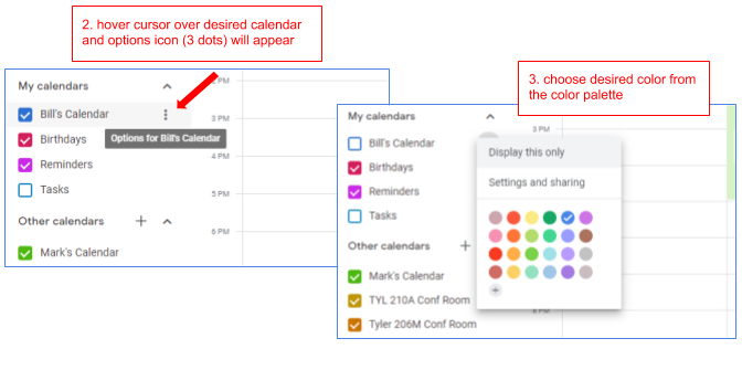 Change the Color of Your Google Calendar | Cedarville University Change the Color of Your Google Calendar | Cedarville University