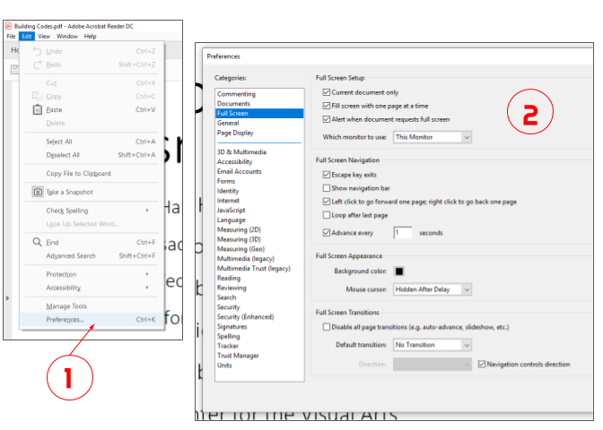 presentation mode pdf xchange editor