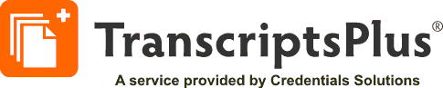 TranscriptsPlus. A service provided by Credentials Solutions