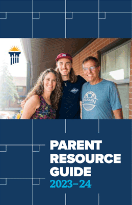 Parent Resource Guide cover with family pictured.