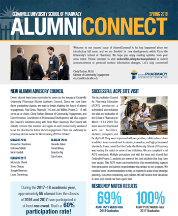 May 7, 2018 AlumniConnect Newsletter Thumbnail