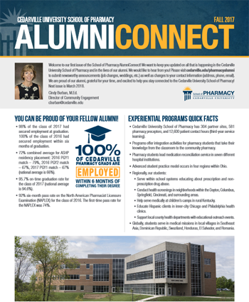 September 26, 2017 AlumniConnect Newsletter