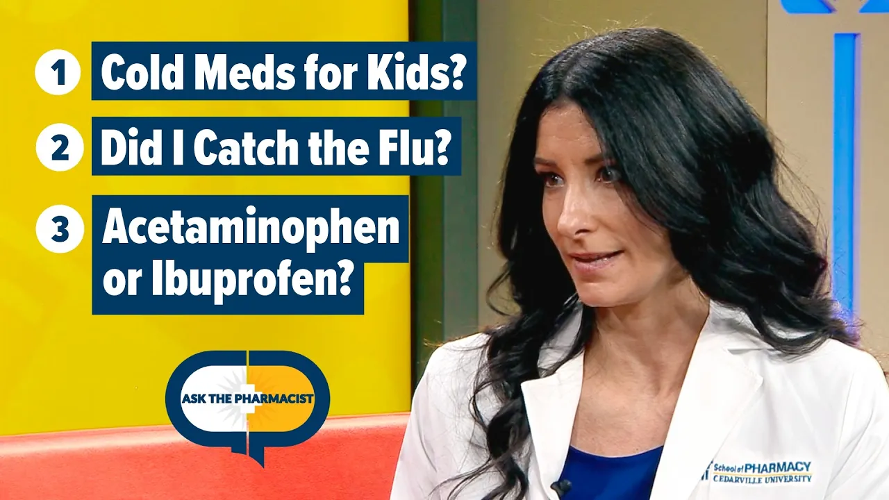 video thumbnail for the first episode of Cedarville University's Ask the Pharmacist