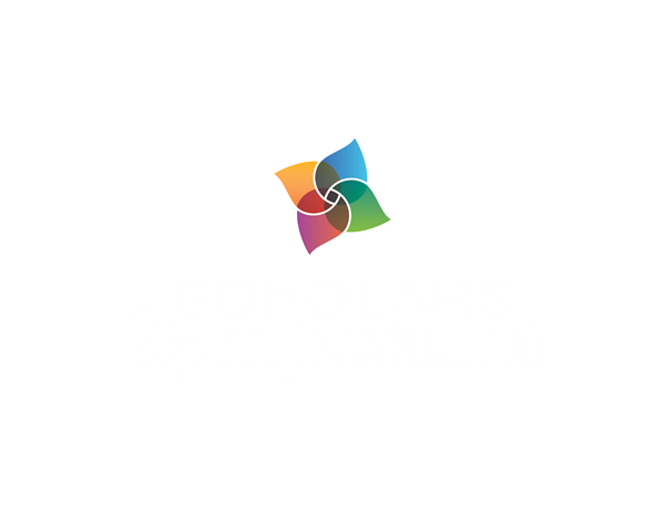 Scholars Symposium Logo Vertical White